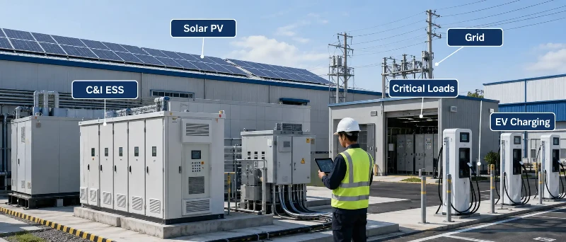 Commercial and industrial energy storage system Commercial and industrial energy storage system